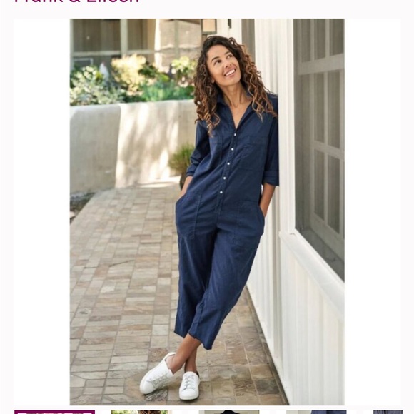 Frank & Eileen Dark Blue Jumpsuit